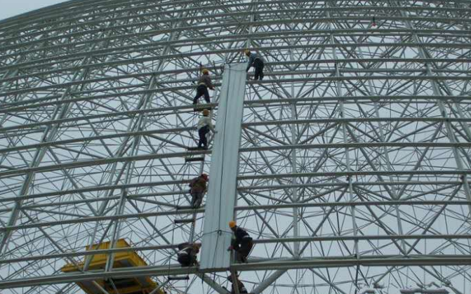 巴南网架装配好以后应当留神哪八项验收事件